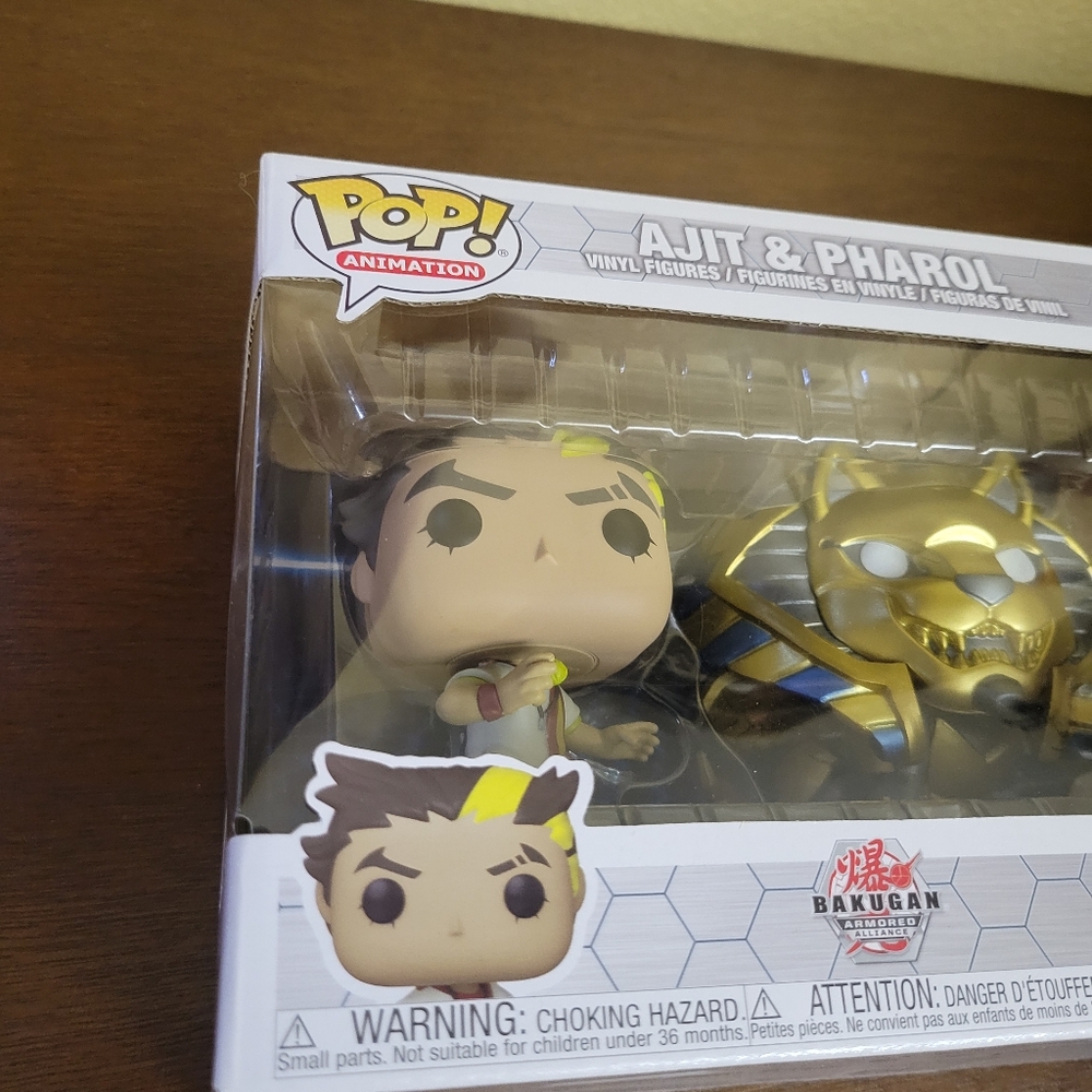 Funko Bakugan 2 Pack Ajit & Pharol Armored Alliance Animation POP! NEW Exclusive - Picture 4 of 11